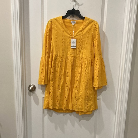 Mud pie Raylee Eyelet Dress Size Small - Picture 2 of 11